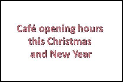 cafes open on christmas day